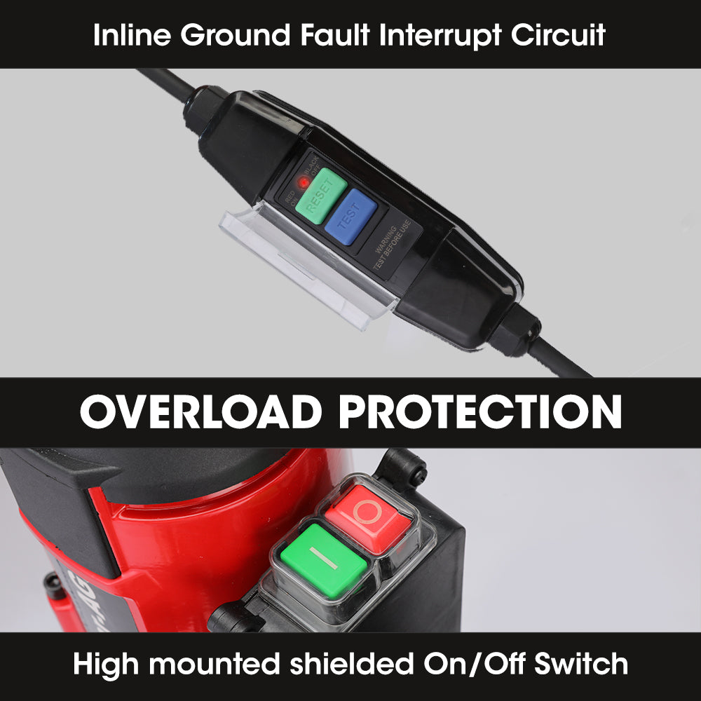 BAUMR-AG 3200W 300mm Wet/Dry Core Drill, for Concrete Hole Drilling