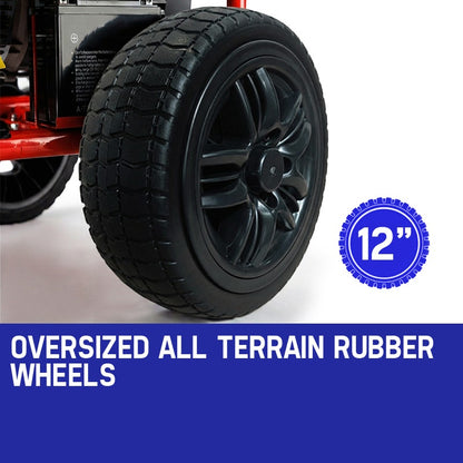 GENPOWER Portable Petrol Generator 8.4kW Max 6kW Rated Single Phase 18HP 420cc 4-Stroke Engine