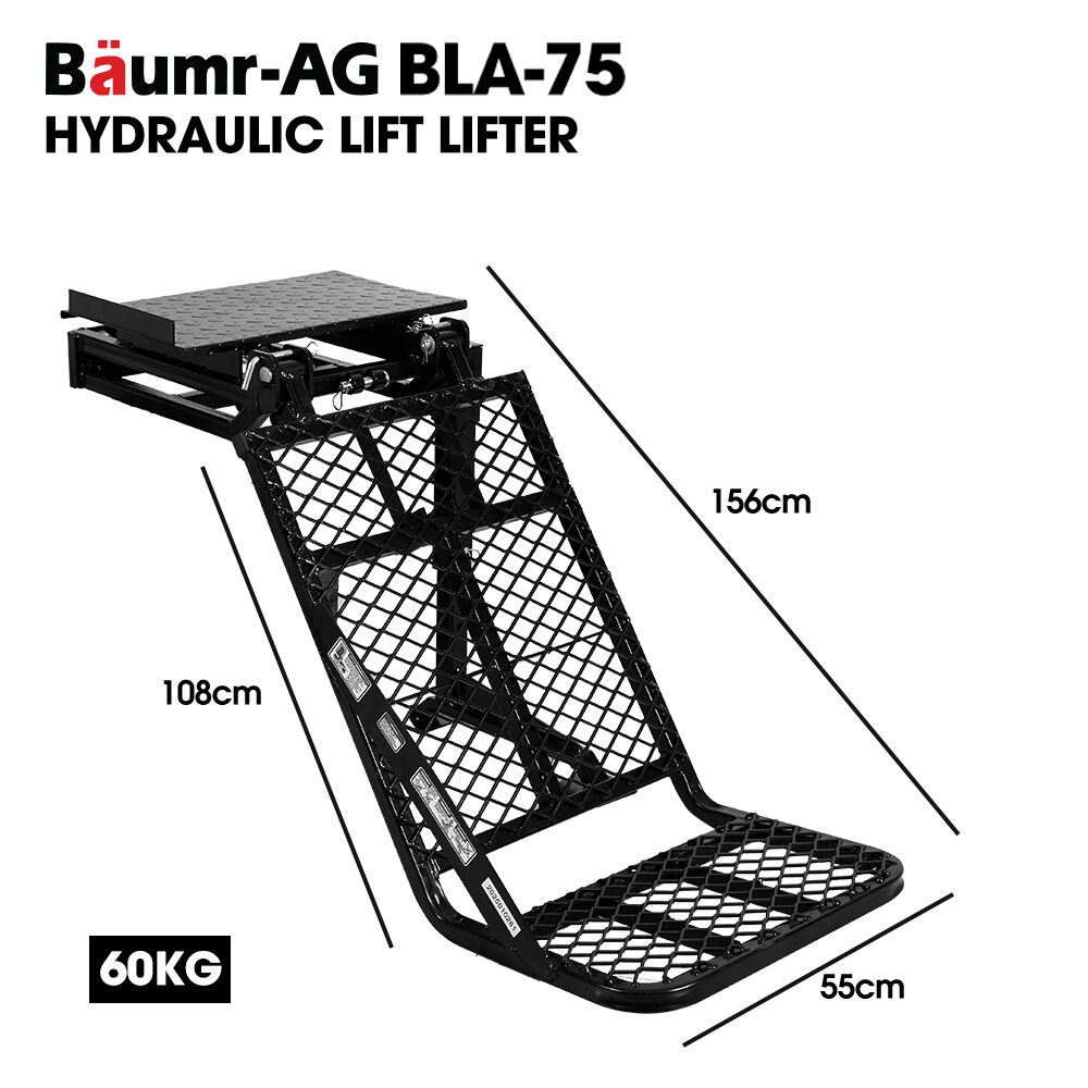 BAUMR-AG Hydraulic Lifter for HPS700 Log Splitter, 75kg Lifting Capacity, Straightforward Attachment
