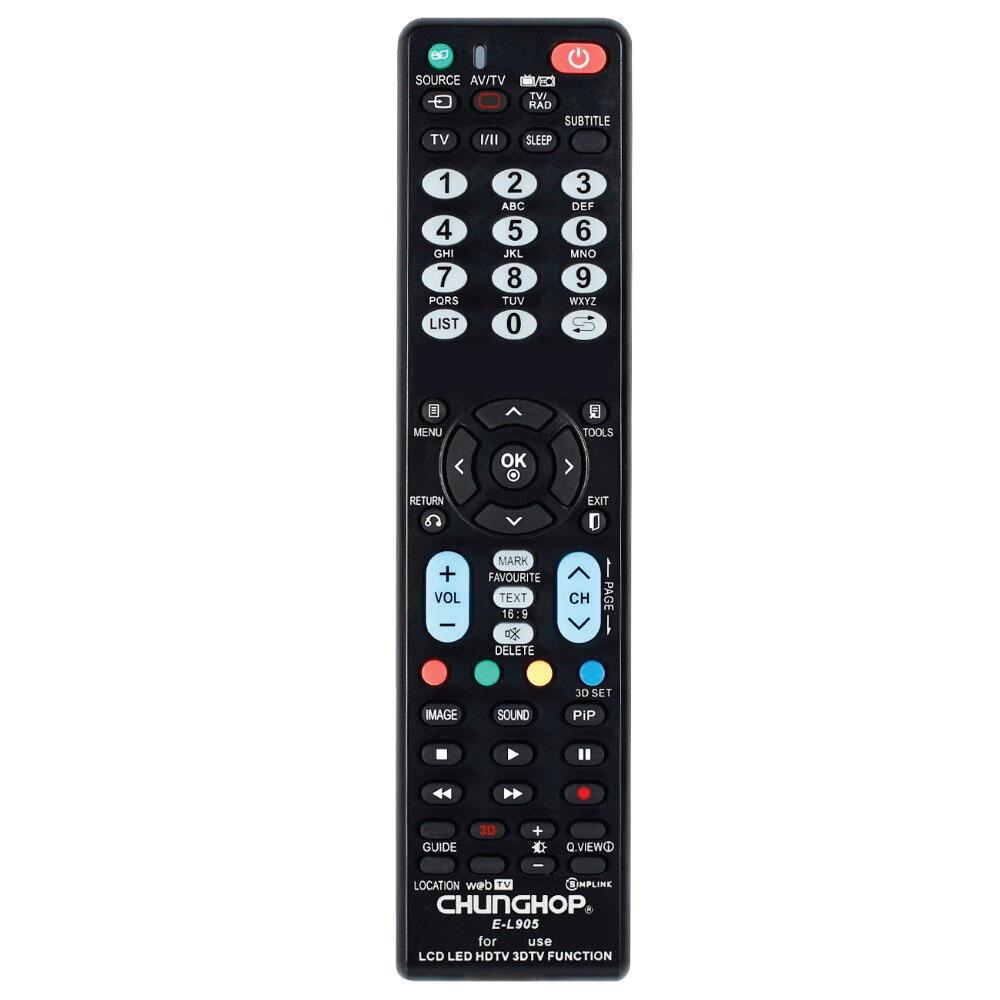 Chunghop Universal TV Remote Control Compatible with  LG LCD Smart HD Plasma