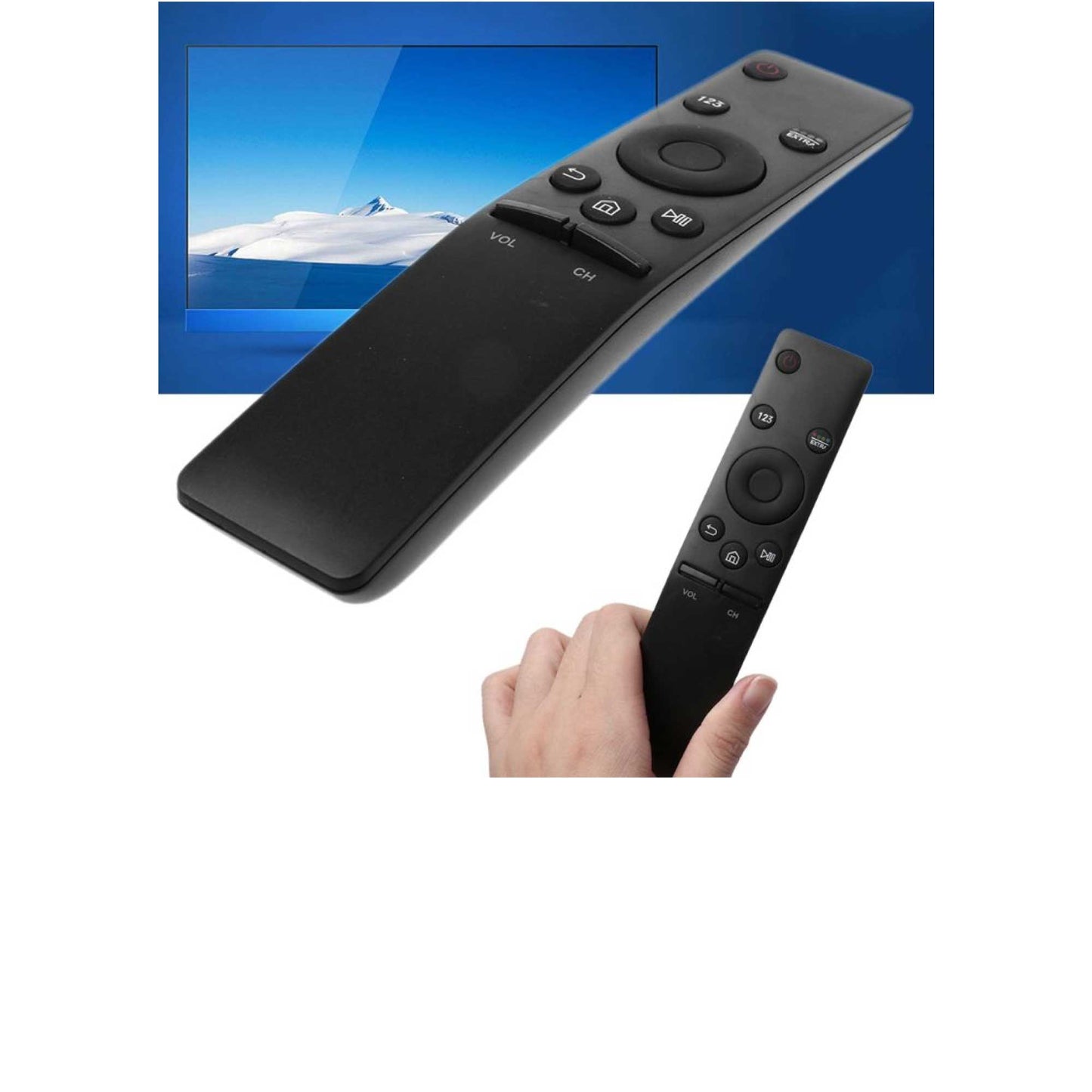 Chunghop 4K UHD Remote Replacement For Samsung Control  BN59-01259B No Bluetooth