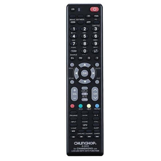 Chunghop Universal TV Remote Control Compatible with Changhong LCD Smart HD Plas