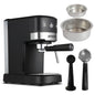 Pronti CM-850D Coffee Machine 20 Bar Espresso Maker with Milk Frother and 1.25L Tank