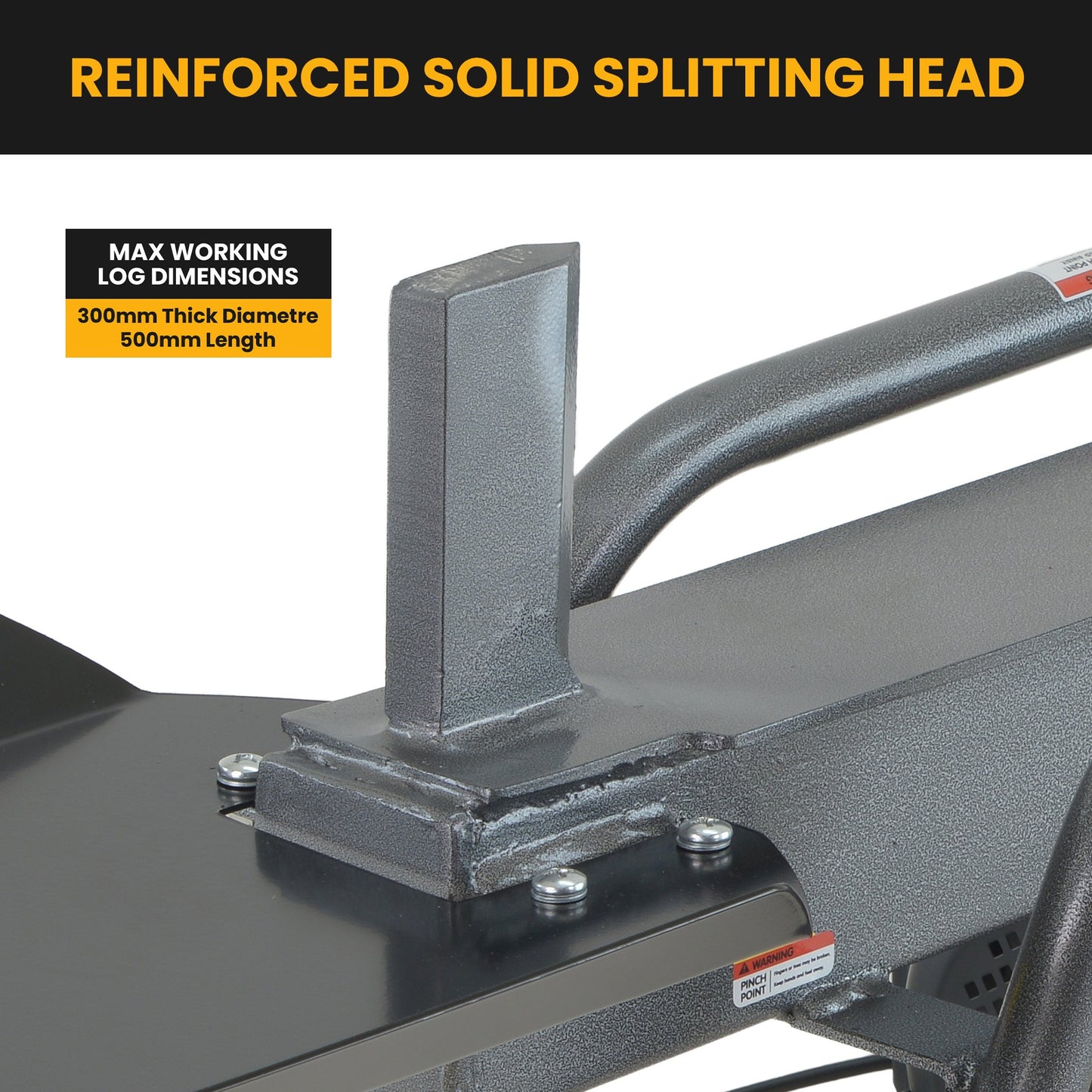 Yukon 12 Tonne Electric Hydraulic Log Splitter Heavy-Duty Firewood Splitter