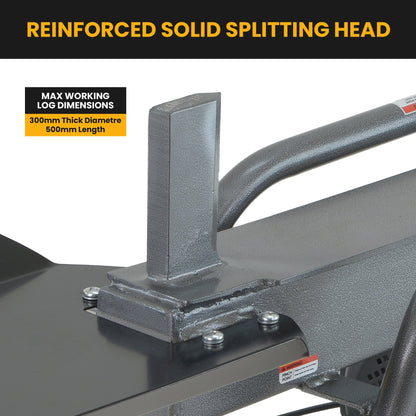 Yukon 12 Tonne Electric Hydraulic Log Splitter Heavy-Duty Firewood Splitter