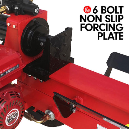 Ducar 20 Ton Petrol Hydraulic Log Splitter Wood Timber Firewood Block Cutter