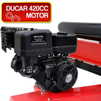 Yukon 60 Ton 420cc Hydraulic Log Splitter Petrol Engine Wood Firewood Cutter