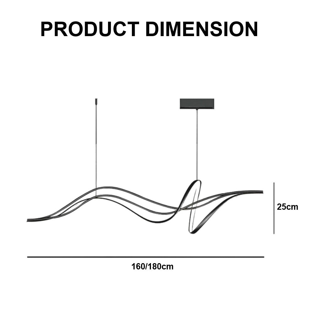 BAMDECOR A203 1.6m Modern minimalist pendant lights for home decoration ceiling pendant light