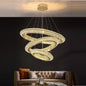 BAMDECOR C3312/3 Crystal Chandelier Living Room Chandelier Crystal Chandelier Room Dining Room lamp New Bedroom Lamps Lighting Villa Light Luxury Post (Size:80+60+40cm)