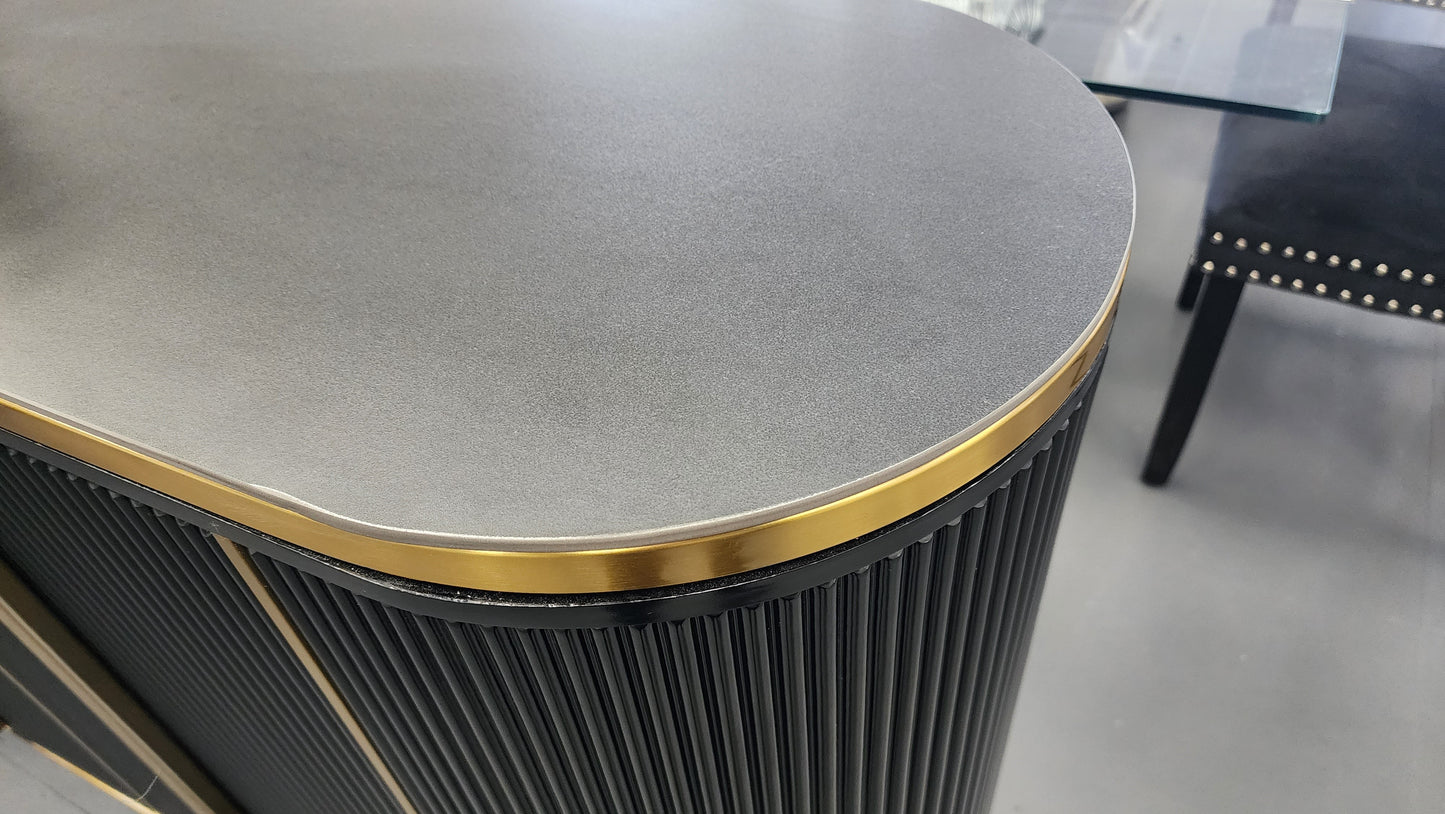 Kingsley Sideboard / Buffet Table - Black