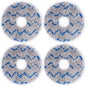 4 X  Mop Pads for Ecovacs Deebot X1 Series Robot Vacuum Cleaners