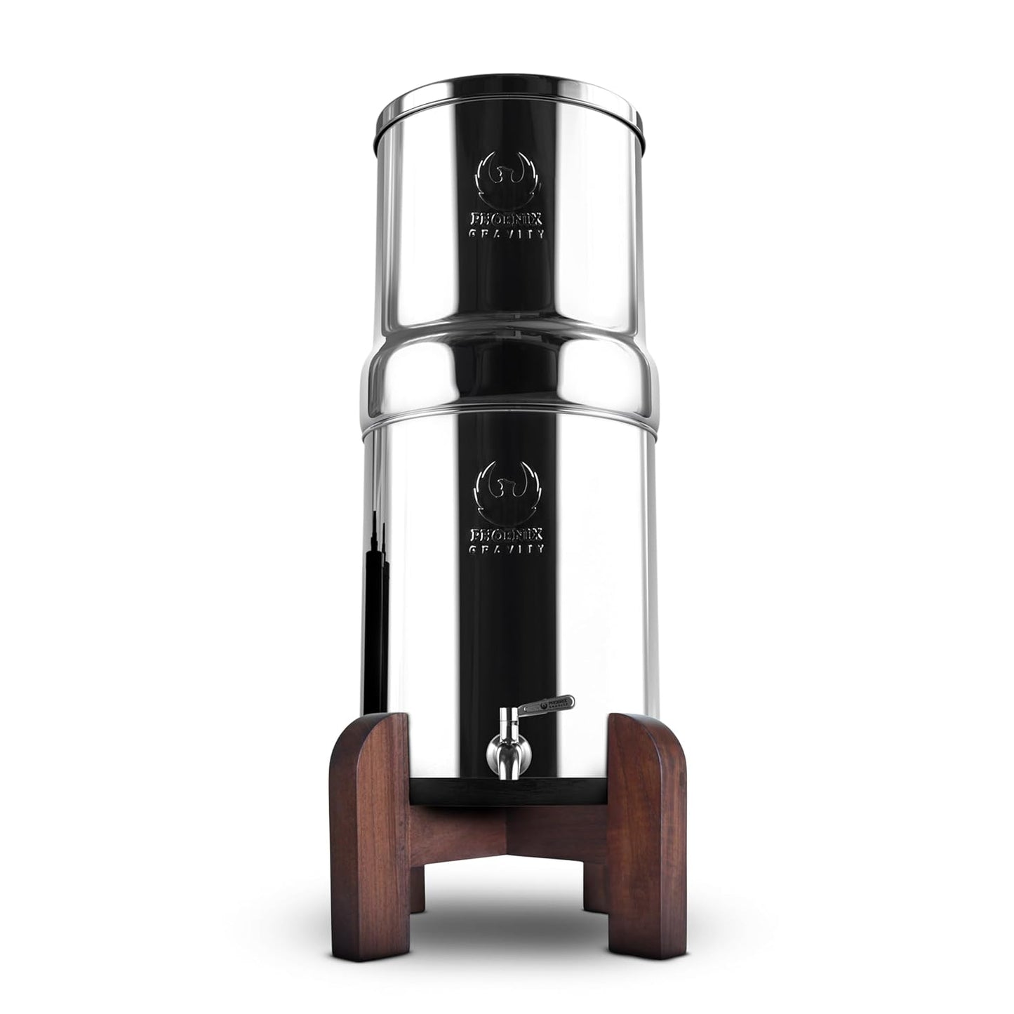 Phoenix Gravity Teak Wood Stand for Gravity water filter Systems - 8L