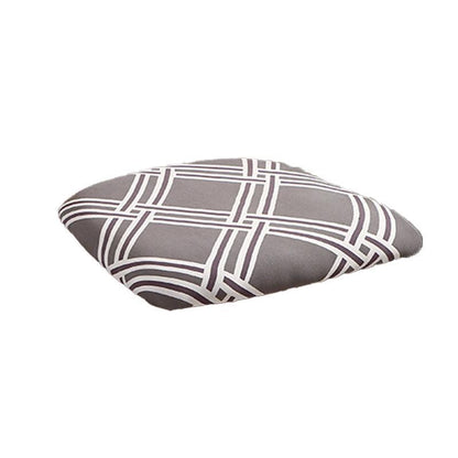 Stretch Dining Chair Seat Covers Removable Seat Cushion Slipcovers Protector - B