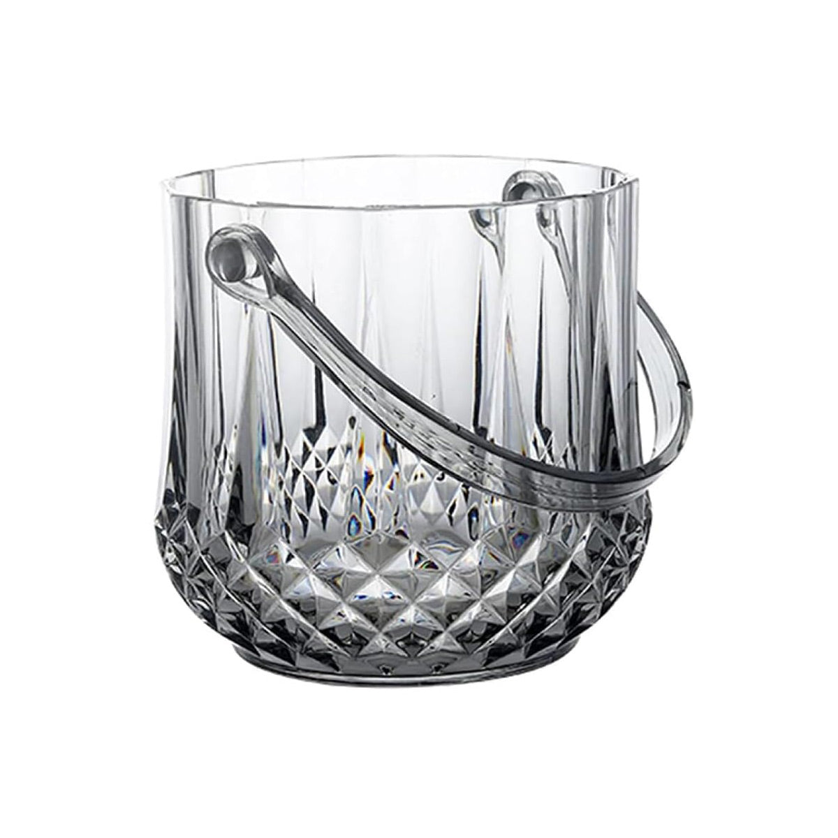 Acrylic Ice Bucket Transparent Champagne Cooler Home Bar Wine Chiller Bucket - Crystal