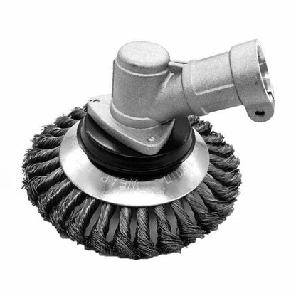 6/8inch Weed Brush Steel Wire Trimmer Wheel Garden Lawnmower Head Tool Grass Cutter - 8''