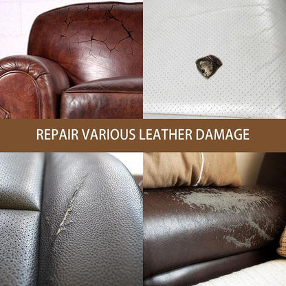dvanced Leather Repair Gel Kit Filler for Sofa Auto Interior and Scratch Restoration - Yellow