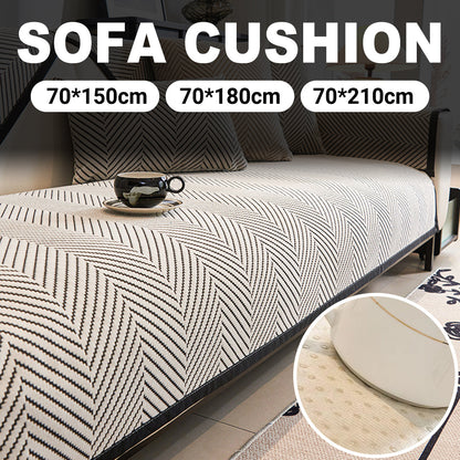 Sofa Cushion Cover Modern Non Slip Couch Protector Furniture Seat Slipcover Pad - 70x150cm