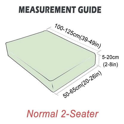 Stretch Sofa Slipcover 4 Seasons Universal Couch Protector Elastic Fabric Cover - Single-Black