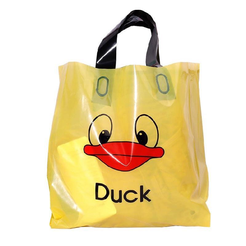 50x Reusable Plastic Tote Bag Eco Friendly Shopping Bags Durable Large Capacity - Toucan 47*40*8cm