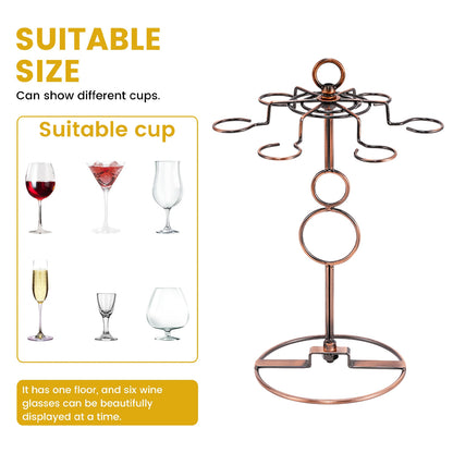 Wine Glass Rack Countertop Freestanding Stemware Rack Wine Glass Stand Racks