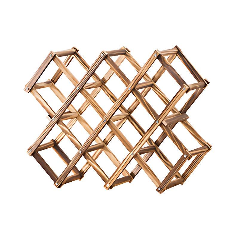 Wooden Wine Rack Display Shelf Stand for Home Bar Storage Wine Bottle Holder