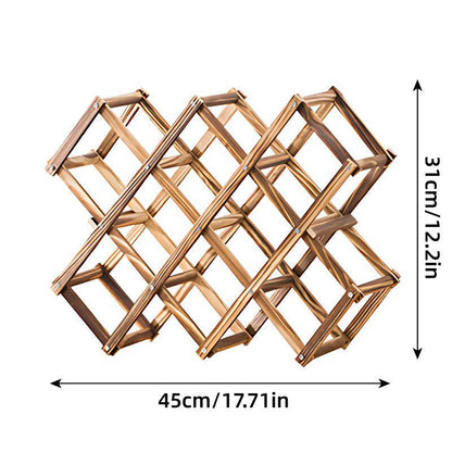 Wooden Wine Rack Display Shelf Stand for Home Bar Storage Wine Bottle Holder