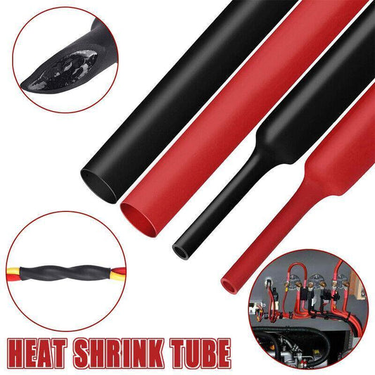 Grade Marine Heat Shrink Tubing 3:1 Wire Sleeve Glue Inside Fast Wrap Insulation Red - 12.7mm*1M