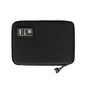 Portable Multifunctional u Disk Storage Bag for Mobile Phone Accessories - Black