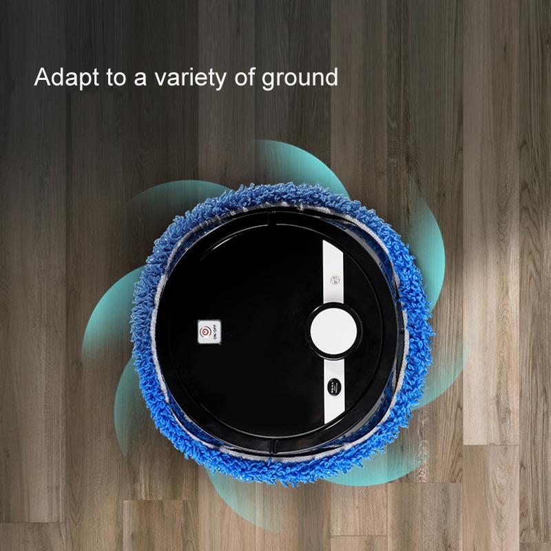 Smart All-in-one Robotic Sweeper and Mop - White