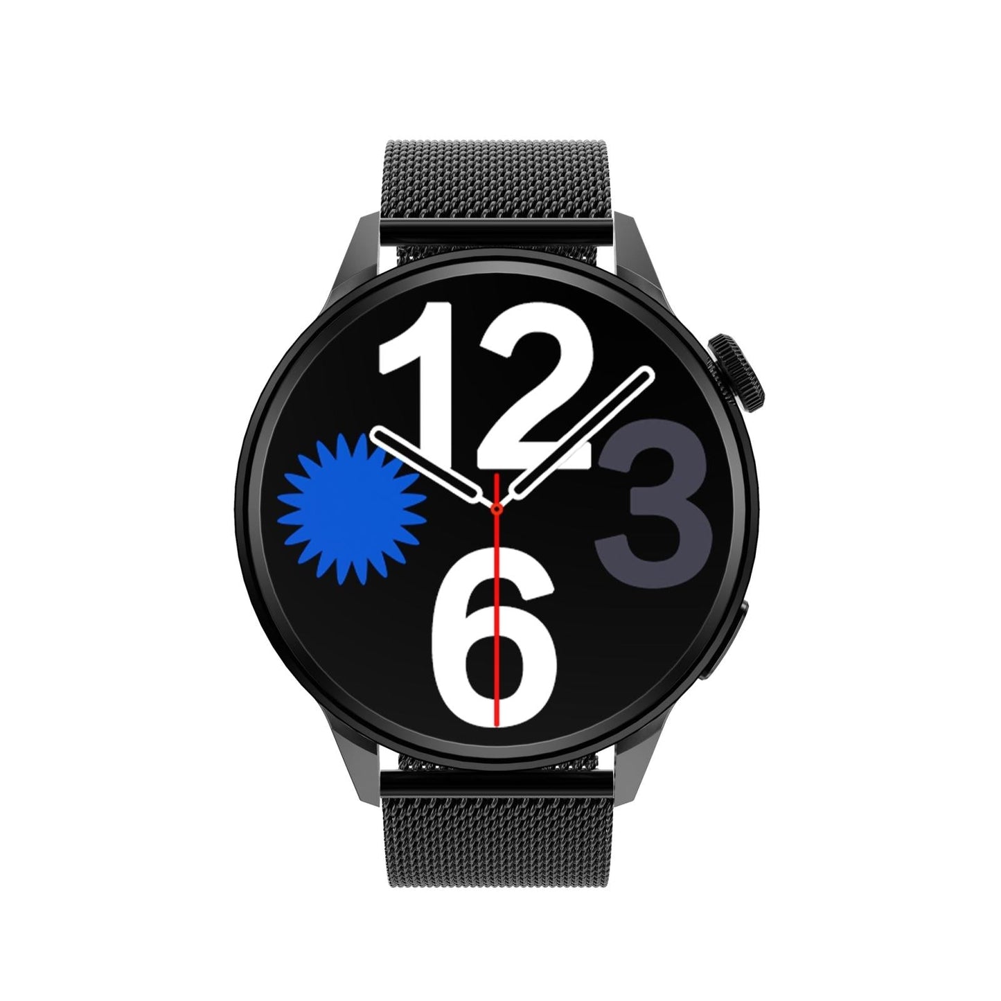 Steel Smart Watch With Colour Screen - Dt4 - Black