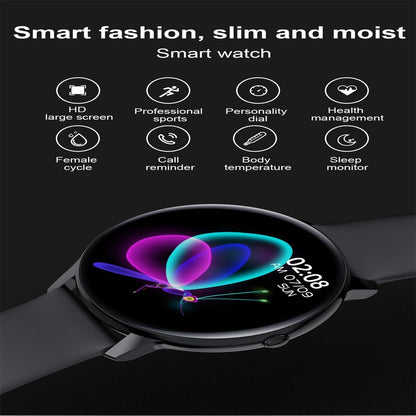 Smart Watch With Ip68 Waterproofing And Health Monitoring - Silver