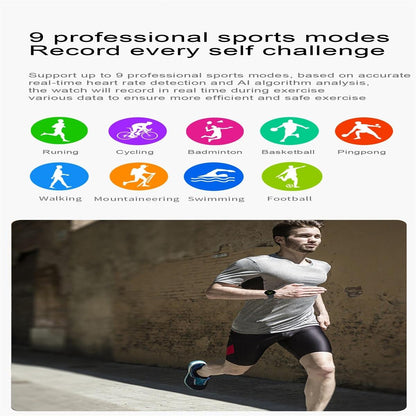 Smart Watch With Ip68 Waterproofing And Health Monitoring - Silver