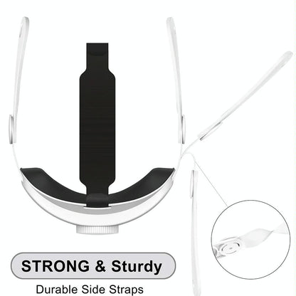 Elite Vr Headset Strap for Meta Quest 3 - Adjustable - Black