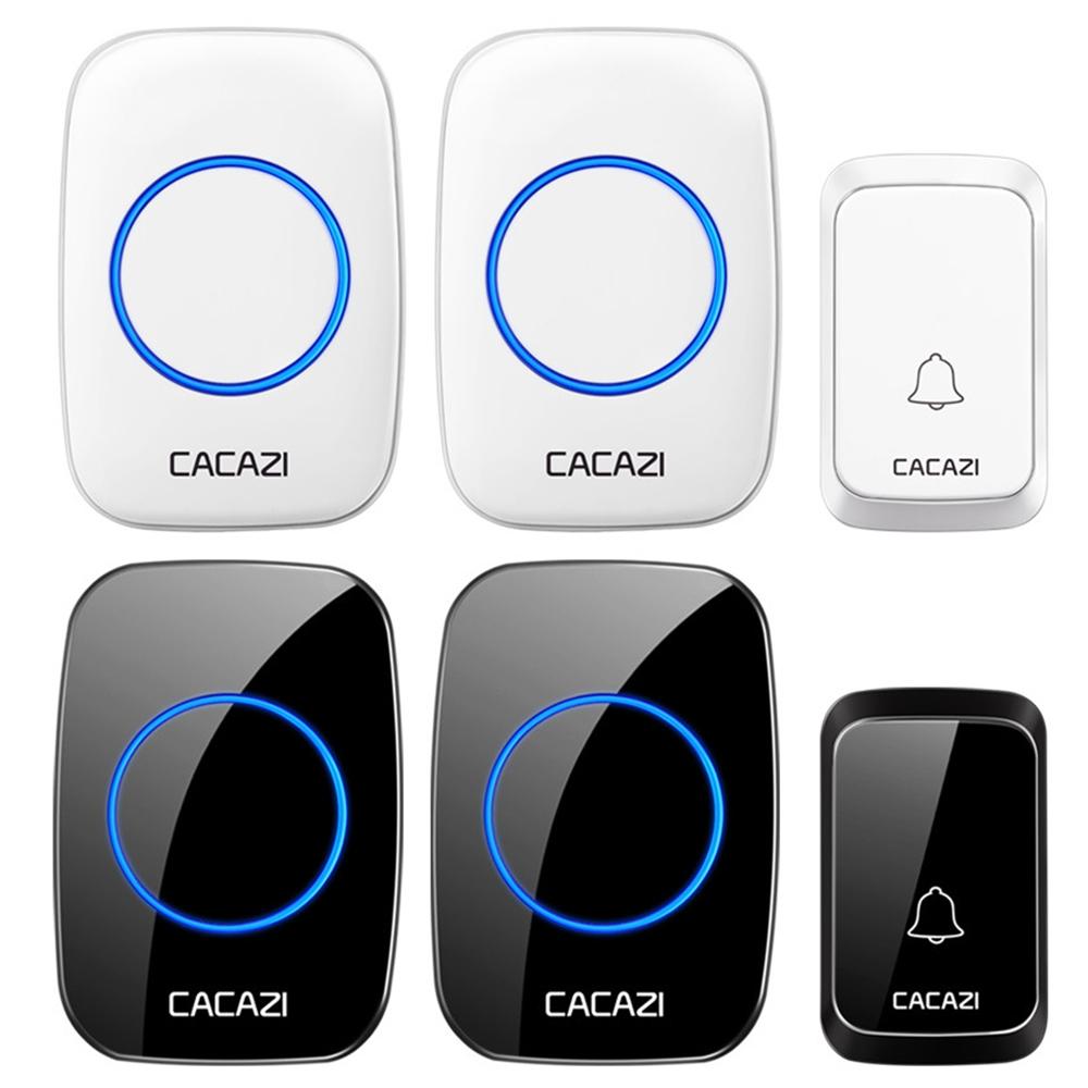 Wireless Waterproof Doorbell Cacazi A06 Dc 1 To 2 Battery Smart Home - Black