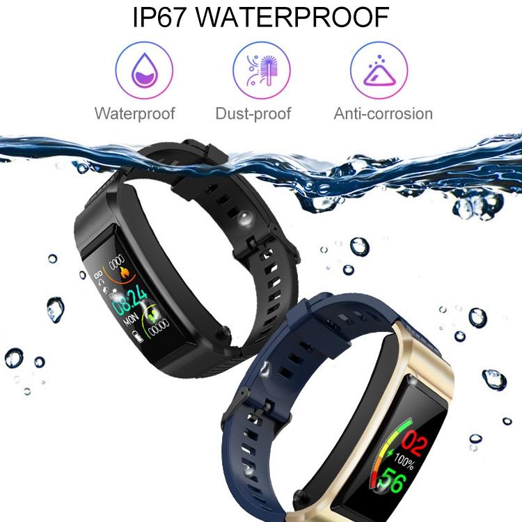 Waterproof Tft Smart Watch With Call And Health Monitoring - Black