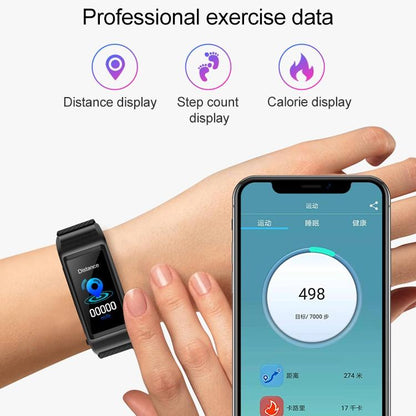 Waterproof Tft Smart Watch With Call And Health Monitoring - Black