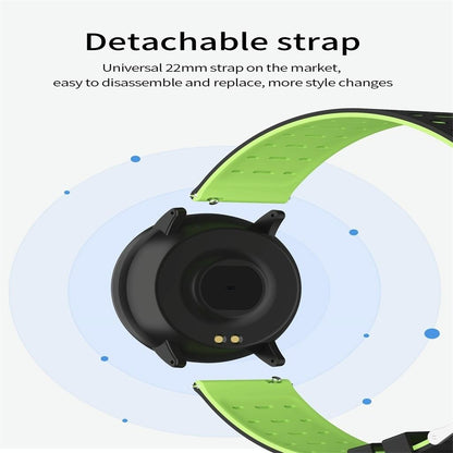 Smart Watch With Call Reminder And Health Monitoring - Gray