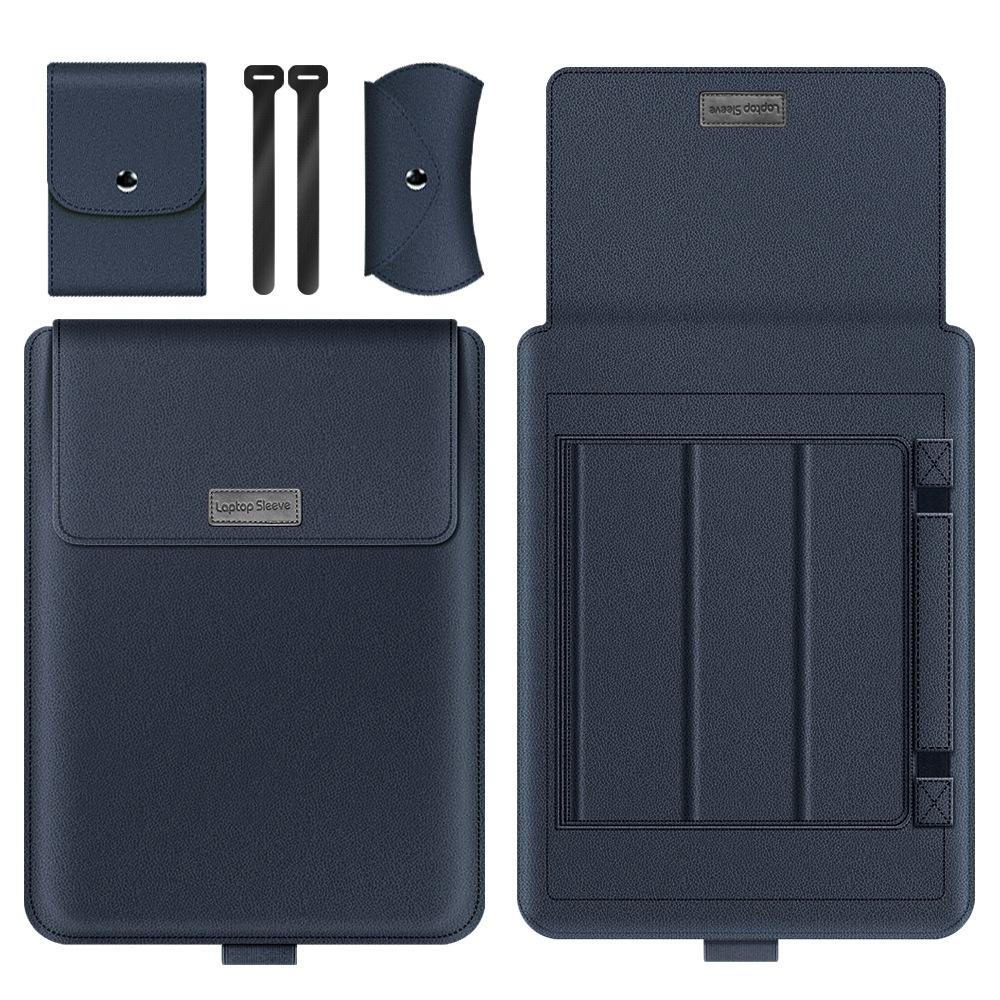 11 / 12 Inch 4-in-1 Computer Bracket Liner and Storage Bag - Dark Blue