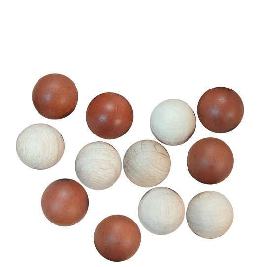 Two tone balls set of 12