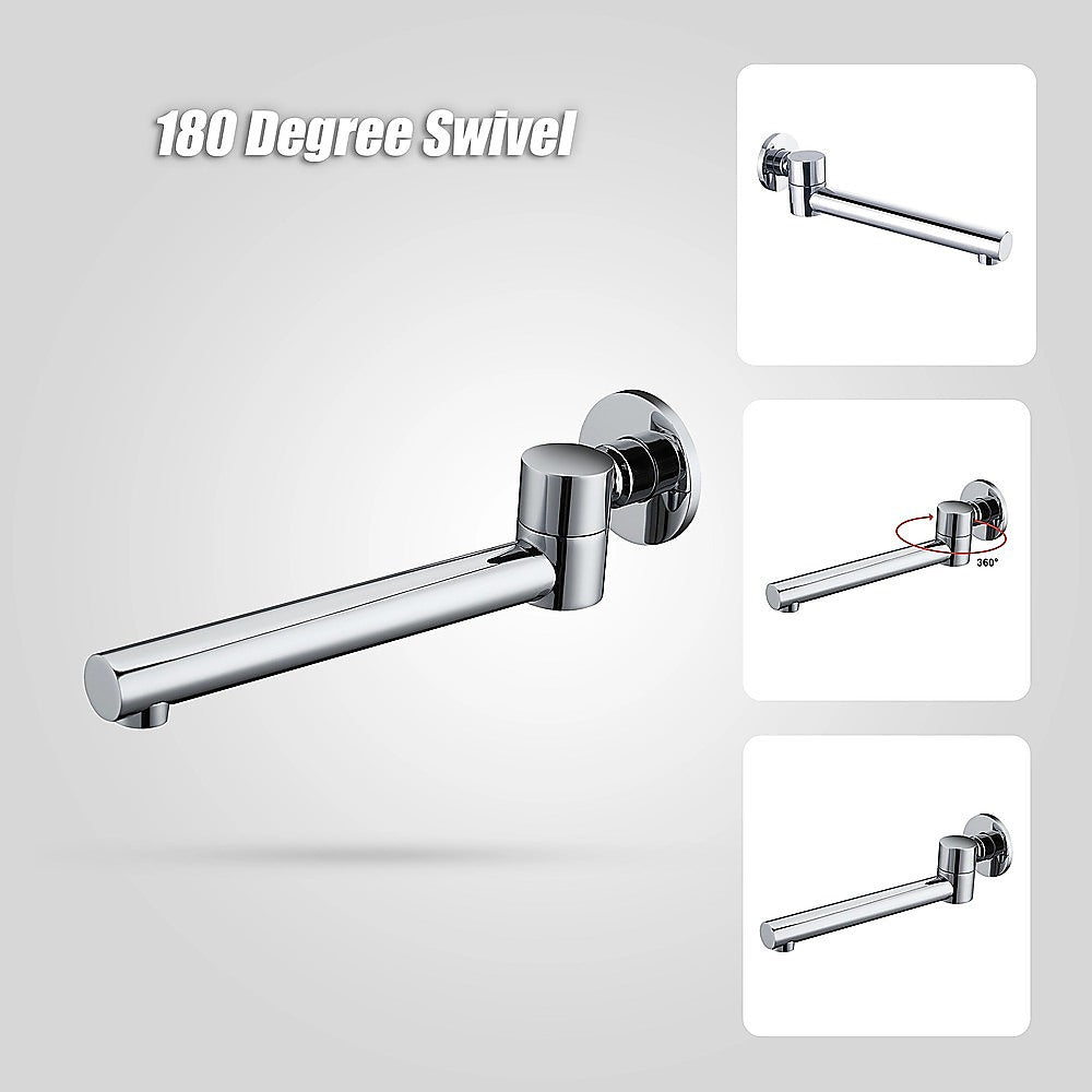 240mm Brass Bath Safety Spout Swivel