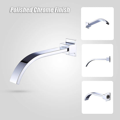 180mm Bath Spout Polished Chrome Finish