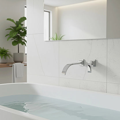 180mm Bath Spout Polished Chrome Finish