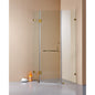 1000 x 1000mm Frameless 10mm Glass Shower Screen By Della Francesca