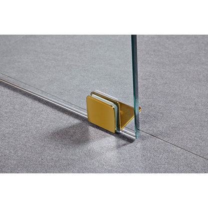 1000 x 1000mm Frameless 10mm Glass Shower Screen By Della Francesca