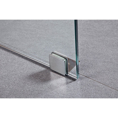 1000 x 1000mm Frameless 10mm Glass Shower Screen By Della Francesca