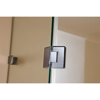 1000 x 1000mm Frameless 10mm Glass Shower Screen By Della Francesca