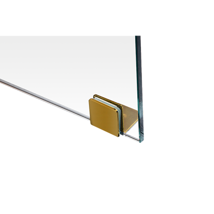 900 x 800mm Frameless 10mm Glass Shower Screen By Della Francesca