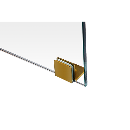 1100 x 700mm Frameless 10mm Glass Shower Screen By Della Francesca