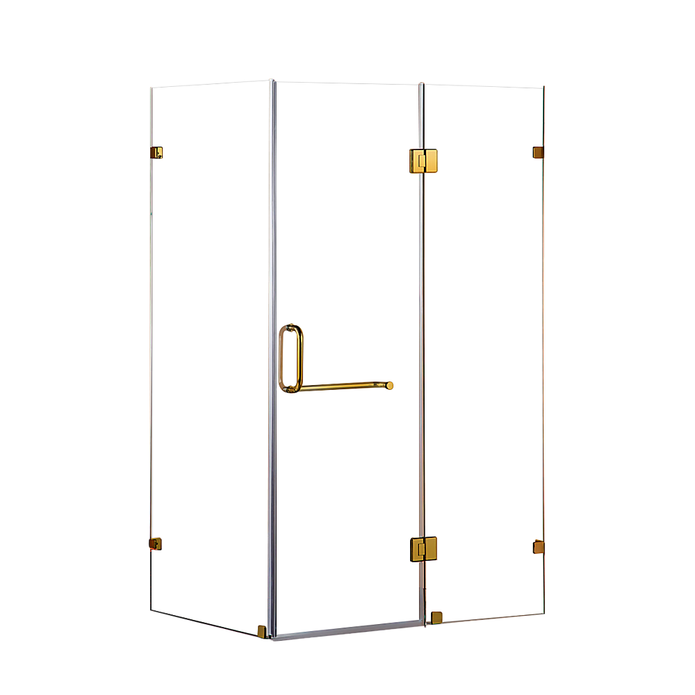 1100 x 700mm Frameless 10mm Glass Shower Screen By Della Francesca