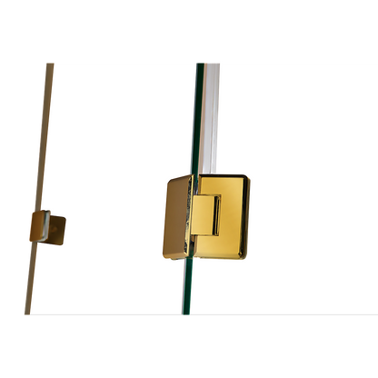 1100 x 700mm Frameless 10mm Glass Shower Screen By Della Francesca